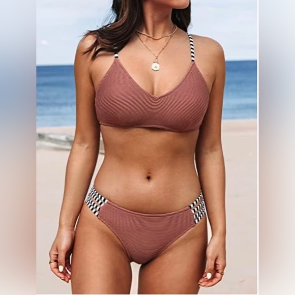 Other - Women's Two Piece Padded Bikini Set swimming suit NWT L